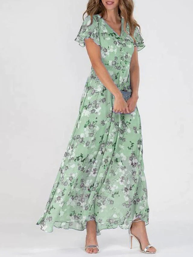 Elegant Floral Delight Dress