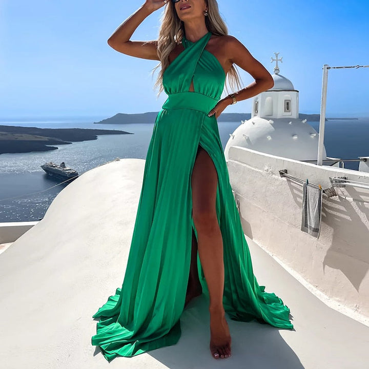 Stunning Halter Maxi Dress for Effortless Glamour