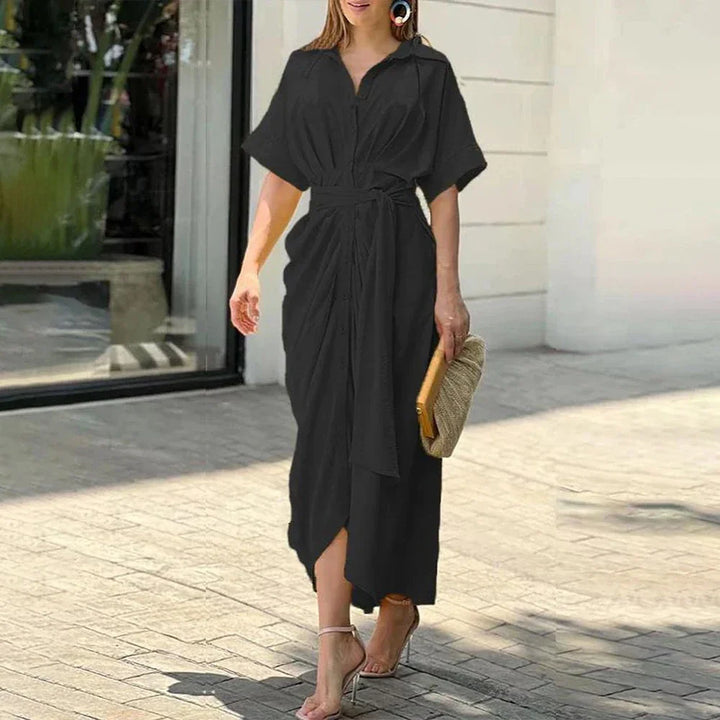 Elevate your summer wardrobe with this chic long dress.
