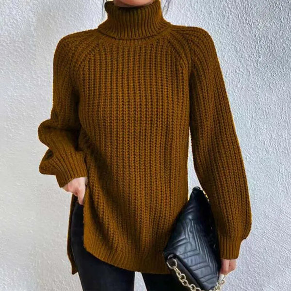 Stylish Knitted Turtleneck Jumper