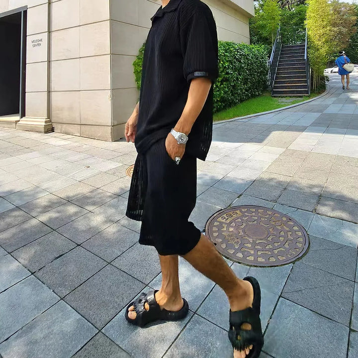 Effortlessly Stylish Summer Two-Piece Ensemble