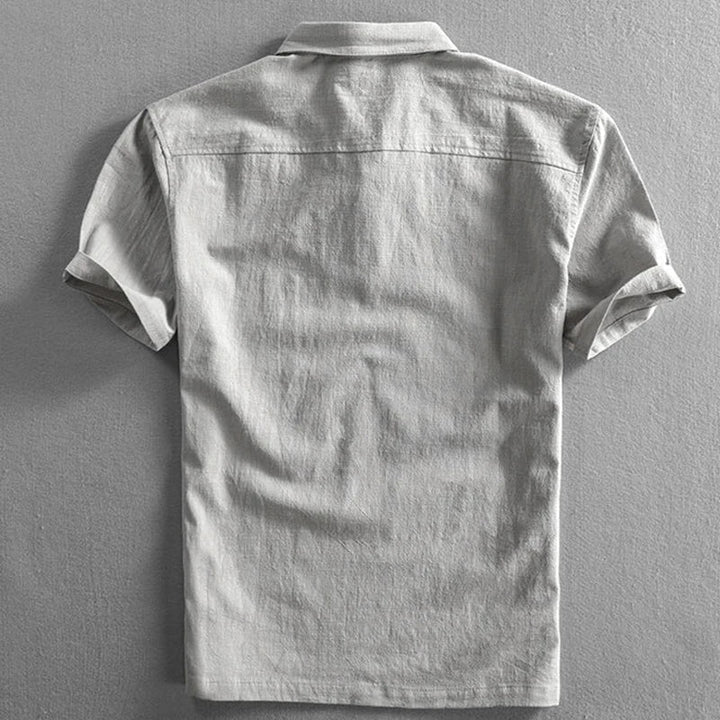 Exquisite Luxury Linen Polo Shirt for the Modern Man