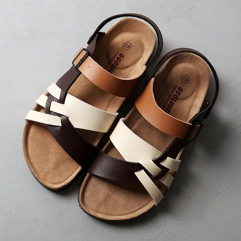 Stylish Orthopedic Leather Sandals for Optimal Comfort