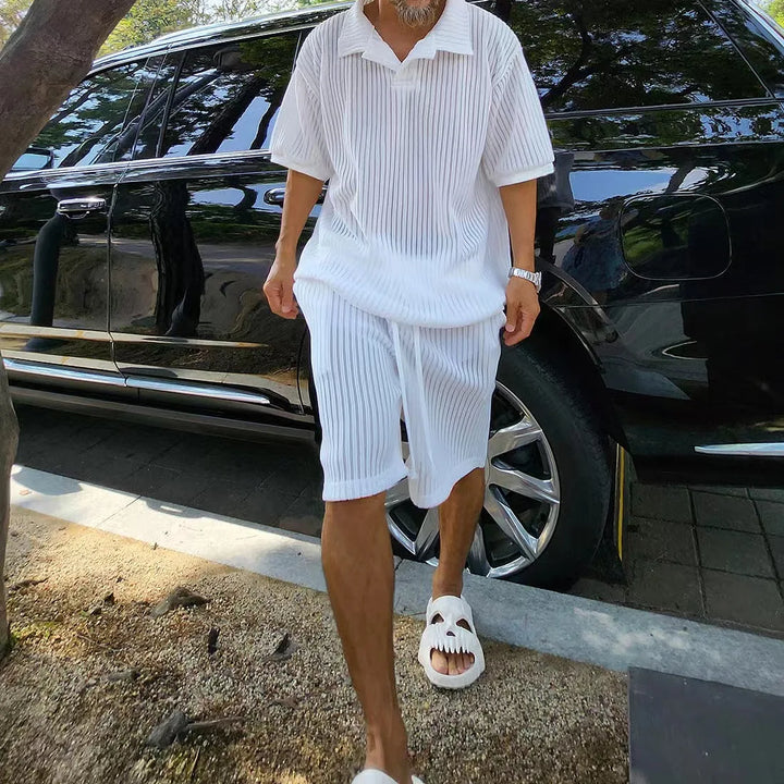 Effortlessly Stylish Summer Two-Piece Ensemble