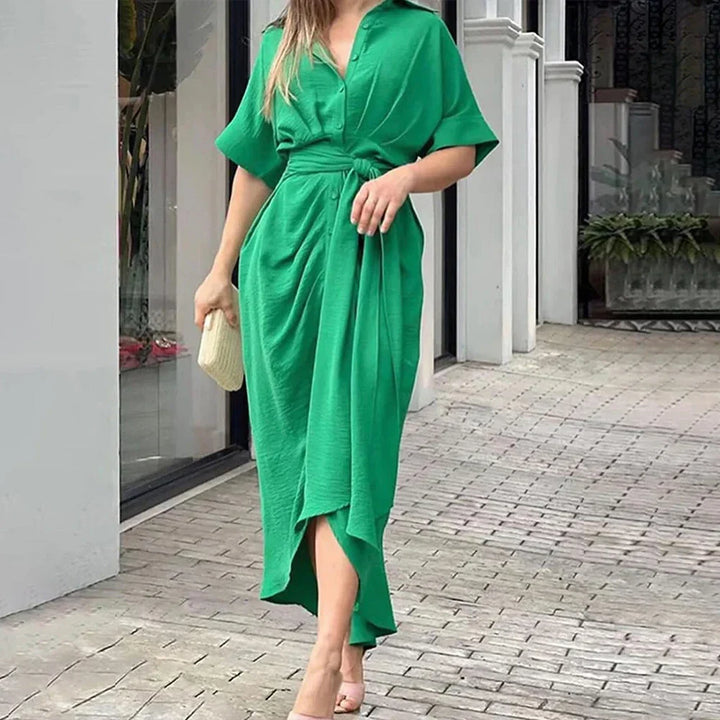 Elevate your summer wardrobe with this chic long dress.