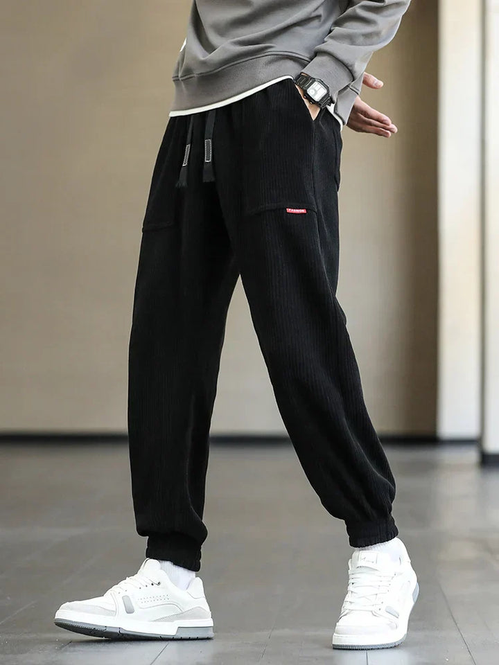 Cozy Winter Corduroy Joggers for Men