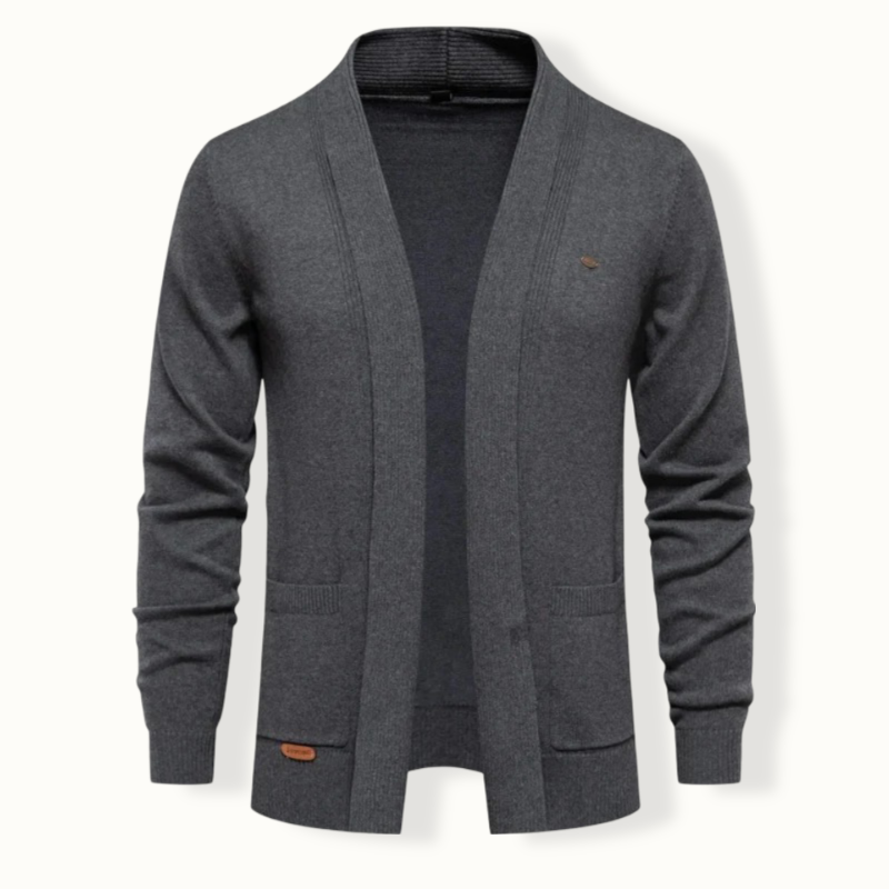 Chic Knit Sweater with Stylish Collar