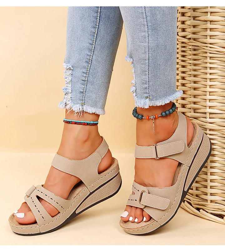 Step into Elegance: Women's Wedge Heel Sandals Featuring Ultra-Soft Luxury Soles for Unmatched Comfort