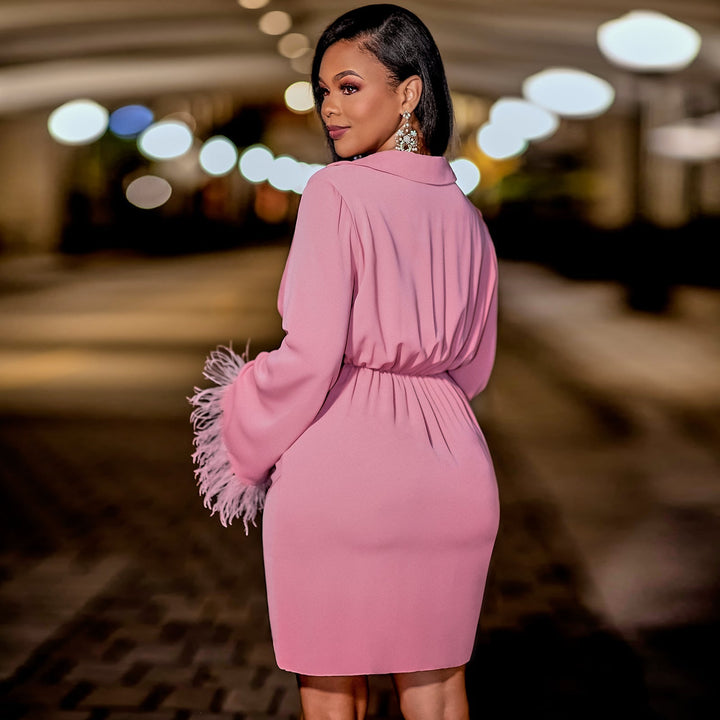 Chic Chelsea Wrap Mini Dress for Effortless Elegance