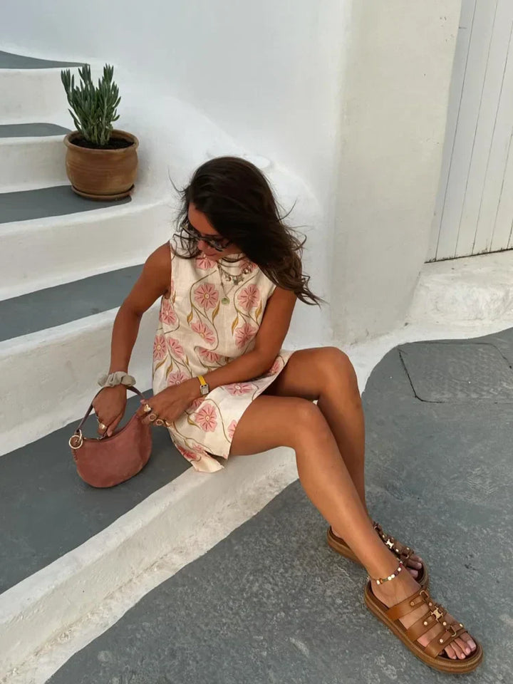 Chic Floral Mini Dress for Effortless Style