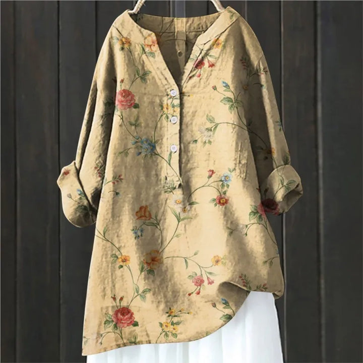 Chic Floral Elegance Blouse