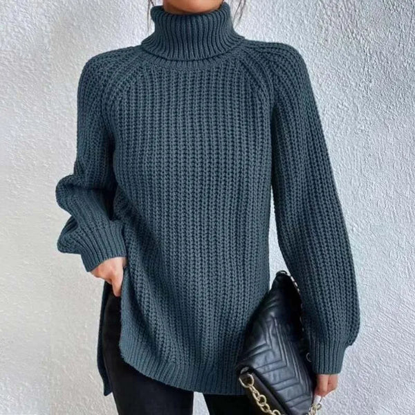 Stylish Knitted Turtleneck Jumper