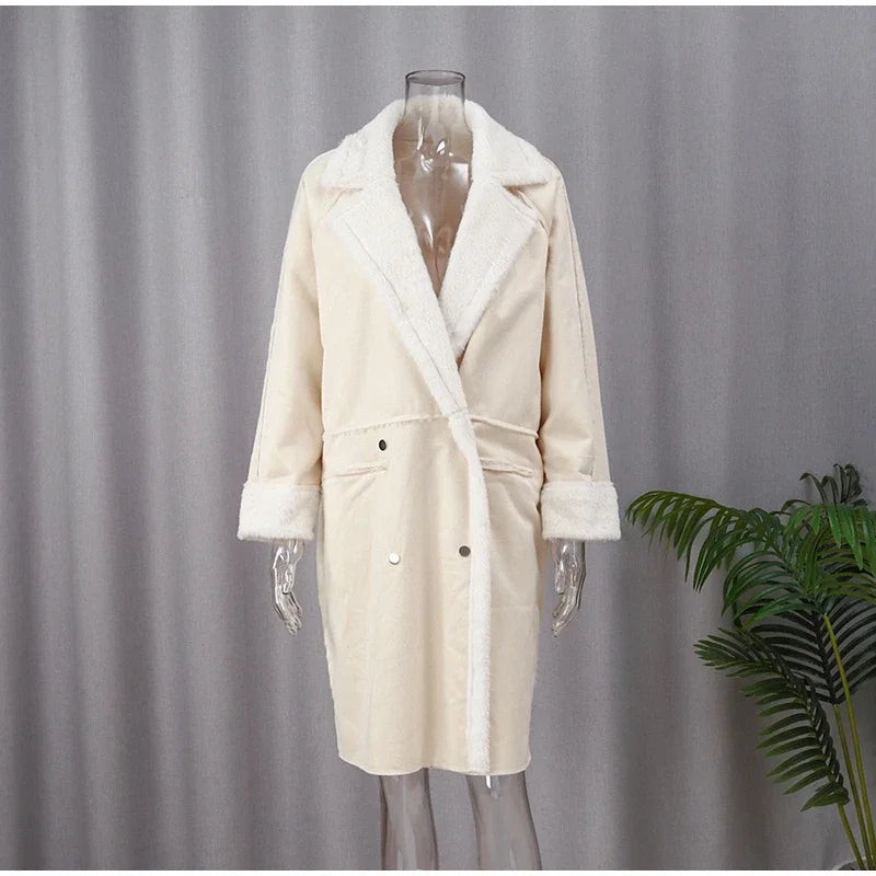 Luxe Fur Overcoat for Timeless Elegance