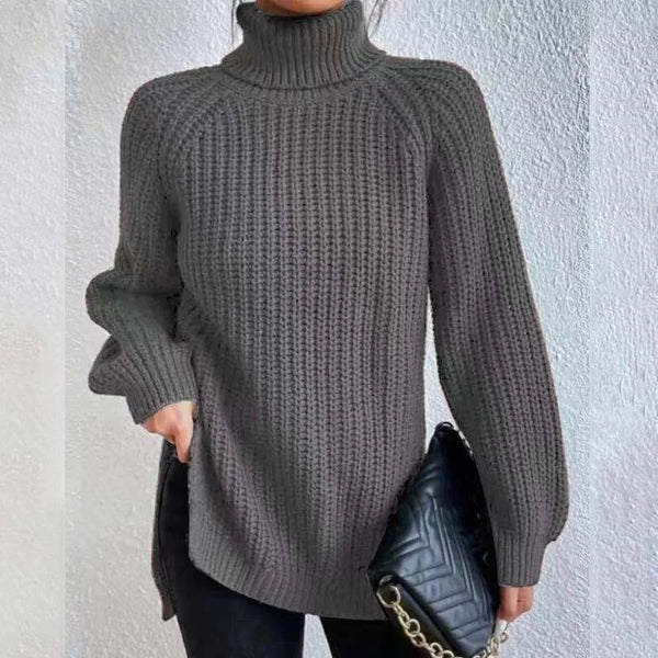 Stylish Knitted Turtleneck Jumper