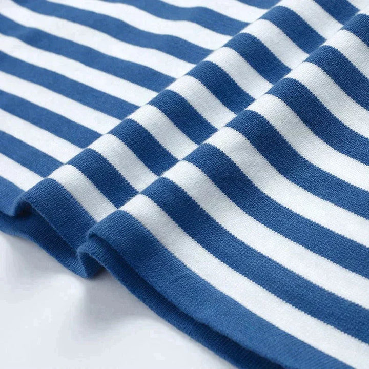 Chic Striped Knit Sweater for Cozy Style