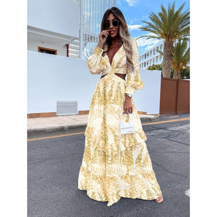 Chic Maxi Dress with a Sophisticated Silhouette