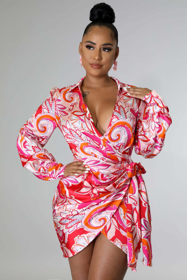 Chic Wrapped Mini Dress for Effortless Elegance