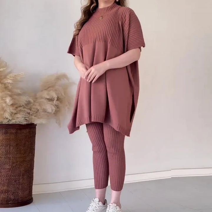 Cozy Elegance: Two-Piece Luxe Knit Set