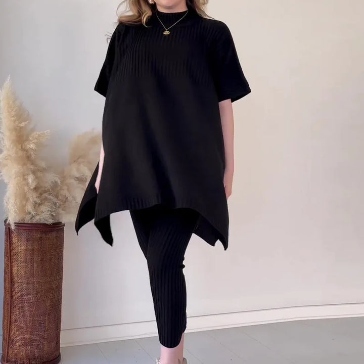 Cozy Elegance: Two-Piece Luxe Knit Set