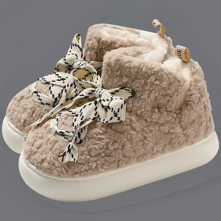 Cozy Luxe Plush Winter Footwear for Women