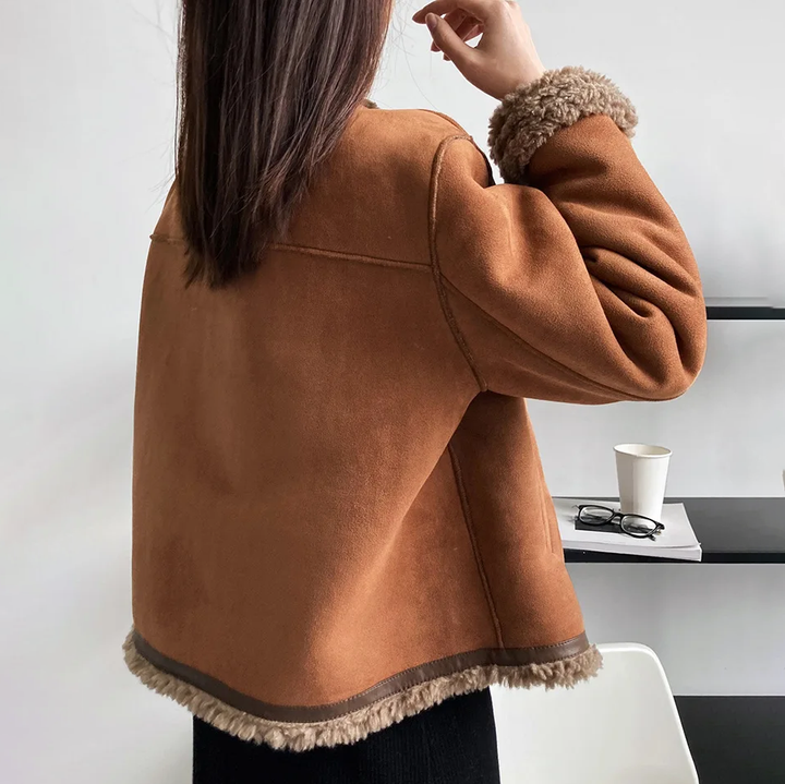 Chic Lamb Fur Jackets for Effortless Elegance