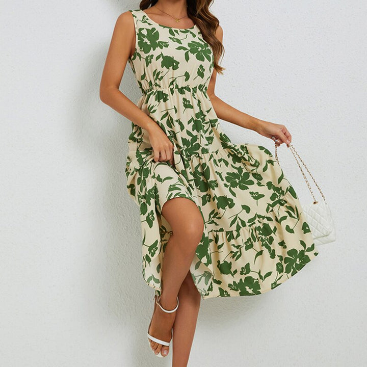 Chic Floral Midi Dress for Effortless Elegance