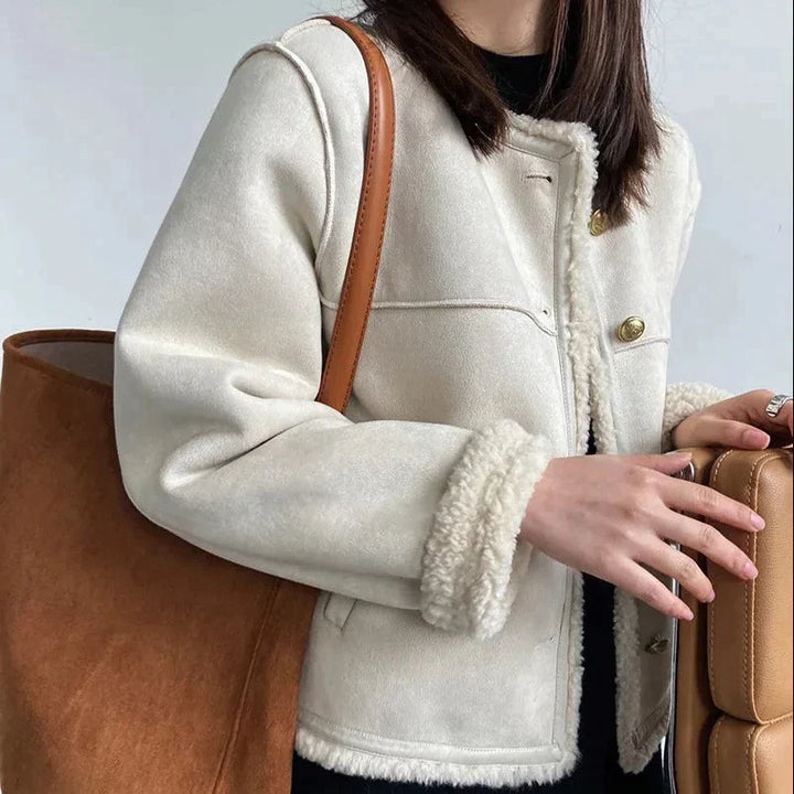 Chic Lamb Fur Jackets for Effortless Elegance