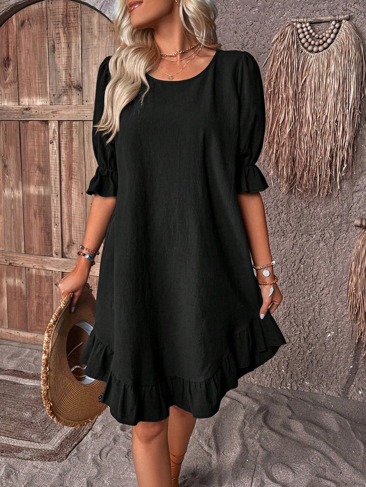Chic Summer Ruffle Dress for Effortless Style