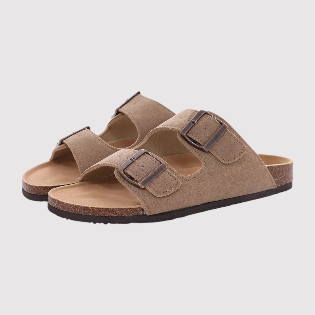 Chic Women's Sandals Featuring a Trendy Buckle Closure