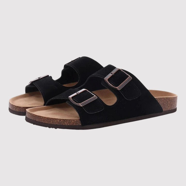 Chic Women's Sandals Featuring a Trendy Buckle Closure