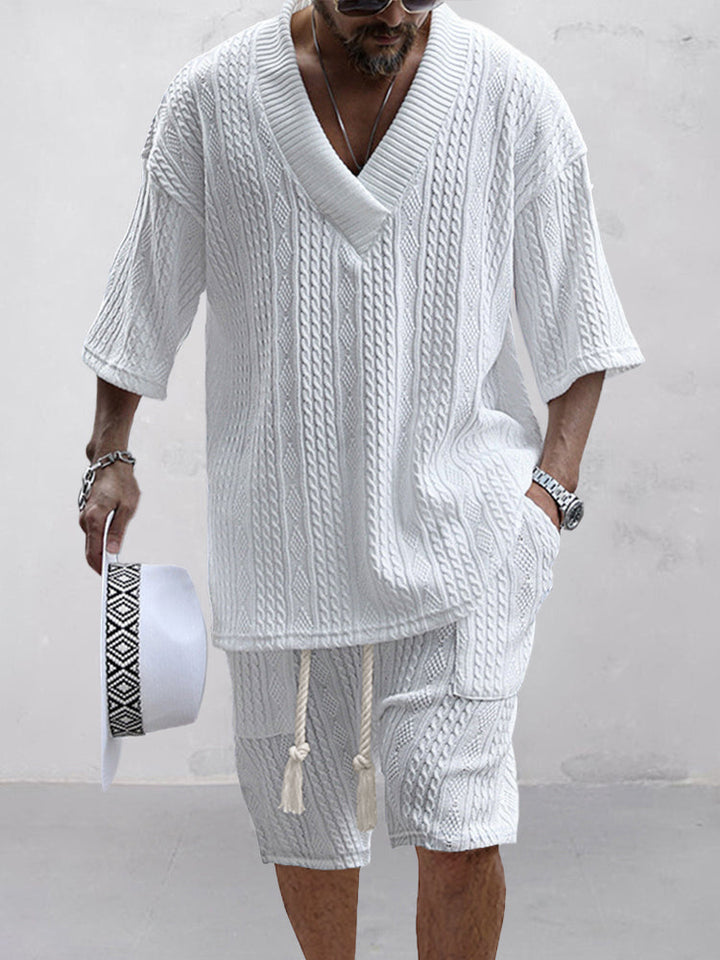 Stylish Men's Summer Two-Piece Outfit