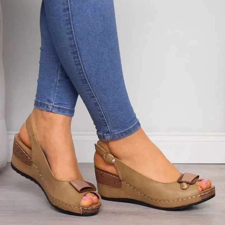 Comfort-Enhanced Orthopedic Wedge Sandals for Ultimate Support
