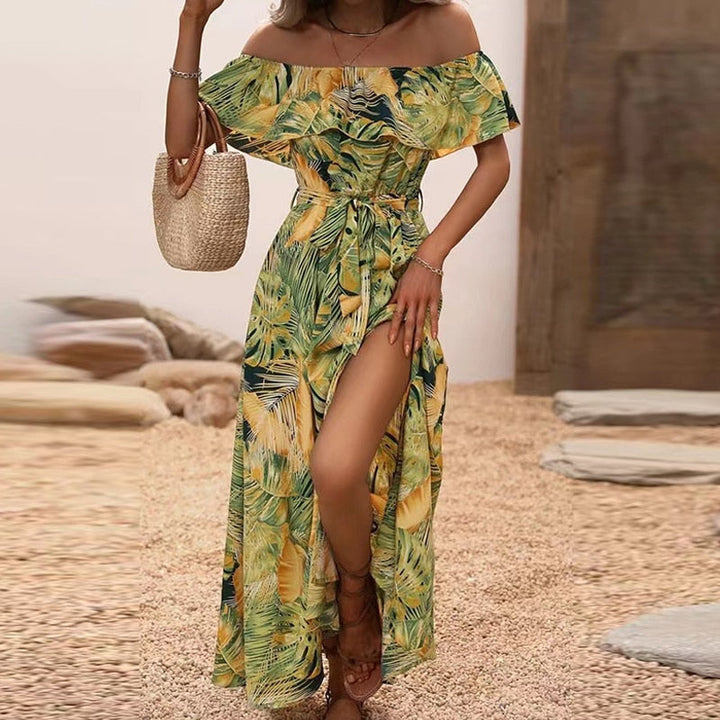 Stylish Off-Shoulder Midi Dress