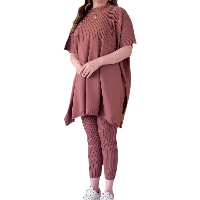 Cozy Elegance: Two-Piece Luxe Knit Set