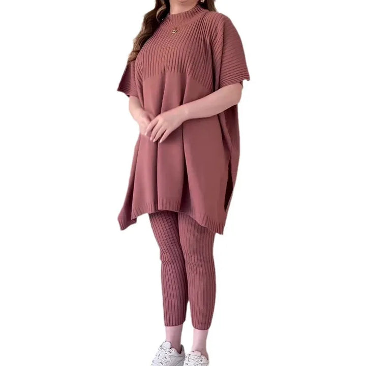 Cozy Elegance: Two-Piece Luxe Knit Set