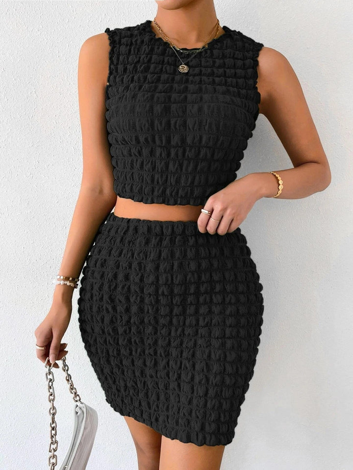 Chic Lace Two-Piece Ensemble for Effortless Elegance