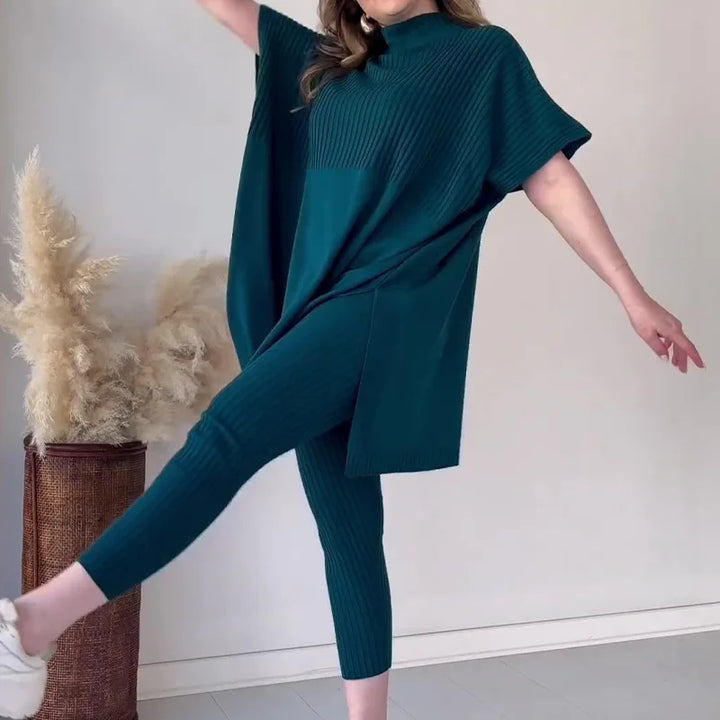 Cozy Elegance: Two-Piece Luxe Knit Set