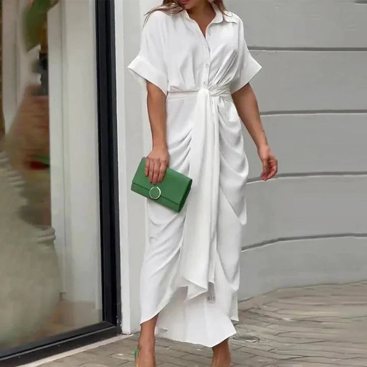 Elevate your summer wardrobe with this chic long dress.