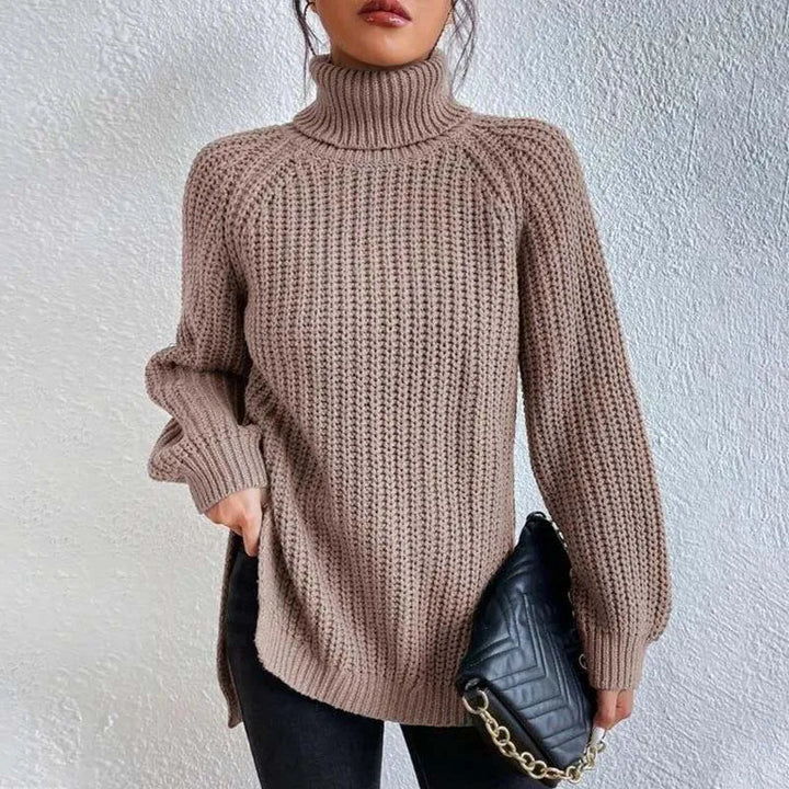 Stylish Knitted Turtleneck Jumper