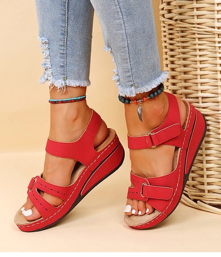 Step into Elegance: Women's Wedge Heel Sandals Featuring Ultra-Soft Luxury Soles for Unmatched Comfort