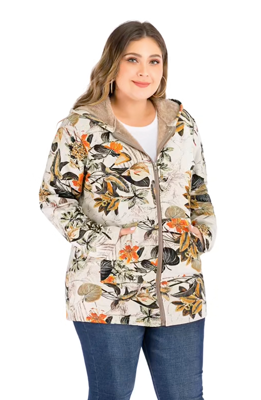 Chic Vintage-Style Cosy Jacket