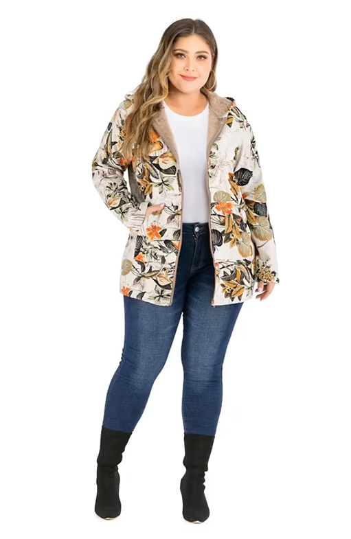 Chic Vintage-Style Cosy Jacket