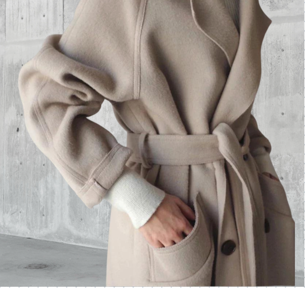 Elevate Your Wardrobe with the Elegant Longline Wool Coat
