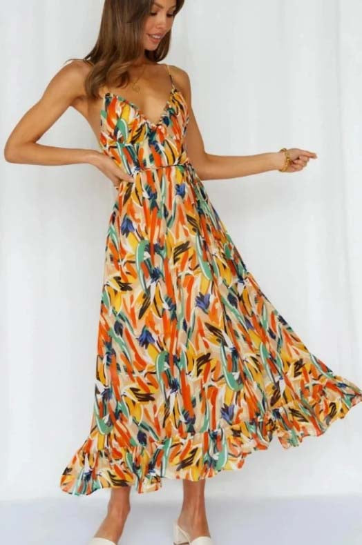 Vibrant Summer Dress for a Fun and Flirty Look