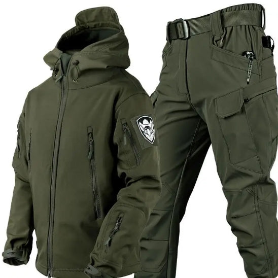 Weather-Resistant Jacket and Pants Set