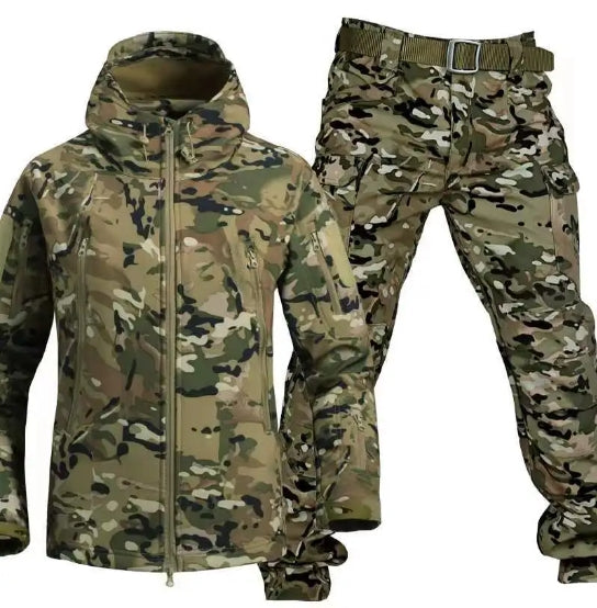 Weather-Resistant Jacket and Pants Set