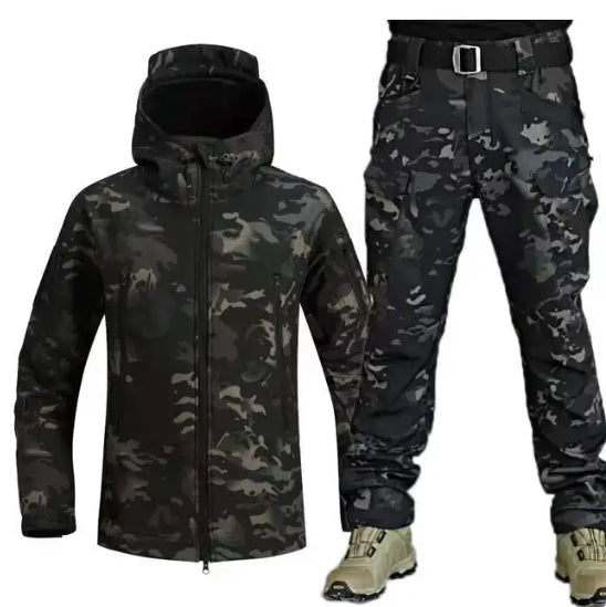 Weather-Resistant Jacket and Pants Set
