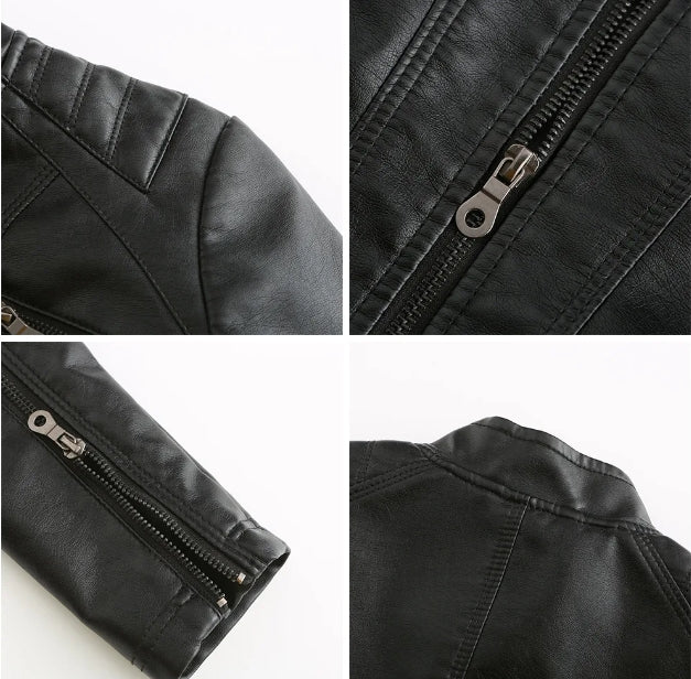 Timeless Leather Biker Jacket