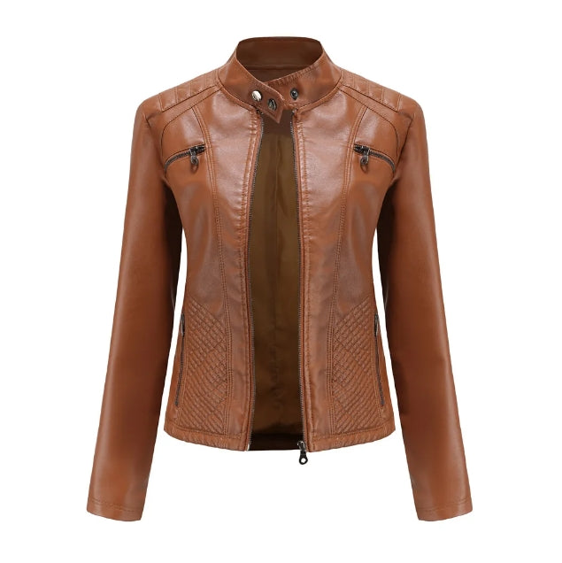 Timeless Leather Biker Jacket
