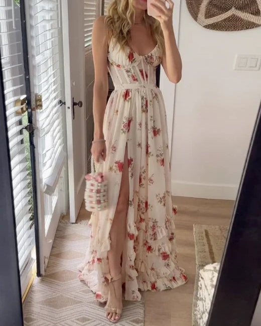 Exquisite Floral Elegance Dress